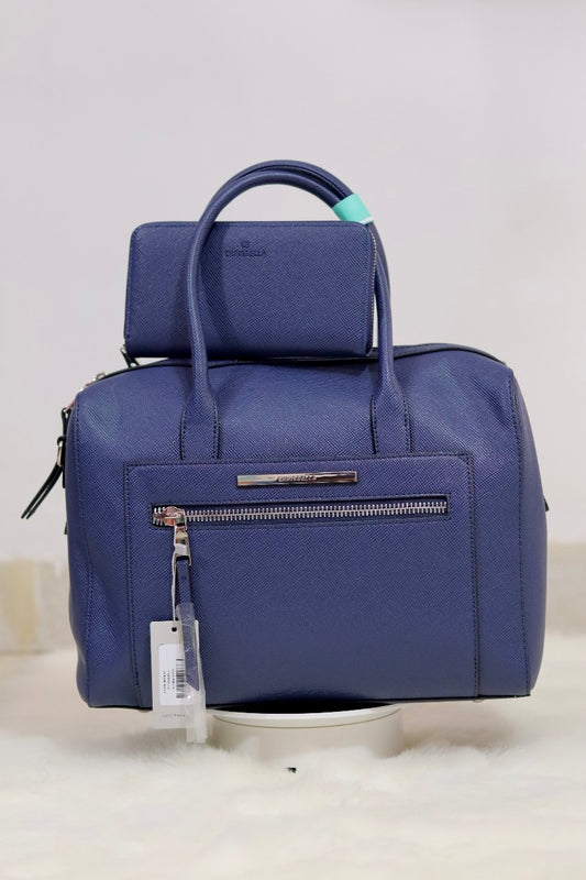 Duffel ChrisBella Handbag in Navy