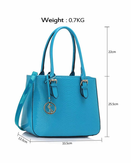 Teal Blue Handbag